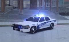 2011 Crown Victoria Police Interceptor - Whelen Liberty SX - GR FullBar - SBM "Night Sky" Rear Lighting Setup (PRES)