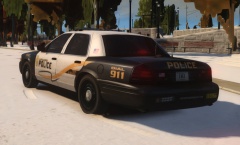 2011 Crown Victoria Police Interceptor - Lakewood Police Department - Whelen Legacy - "Tight Watch" Lighting Setup (QUARTER SIDE)