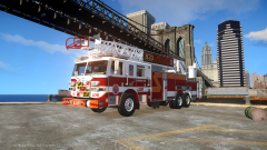 Ladder 833 out for a Sunday drive