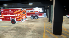 Medic and Truck on standby