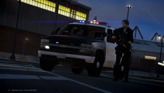LAPD Girl with tahoe