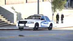 Westlake County Police Car in Silverlake City