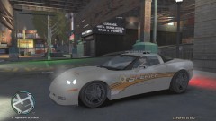 Alderney County Sheriff Corvette