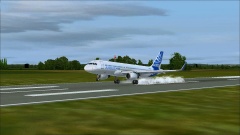 Airbus A320 Touchdown
