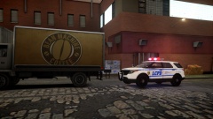 Rush hour traffic stop near the bridge