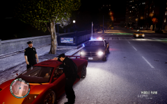 Stopping an Infernus with no license plates