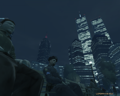 Night near the World Trade Center