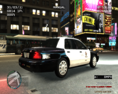 LAPD Crown Vic on patrol.