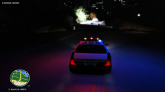 LVMPD Officer Catches up to Pursuit