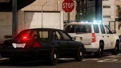 x2 police cars responding