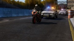 Chasing biker