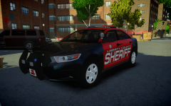 2014 Ford Police Interceptor Sedan With Hubcaps