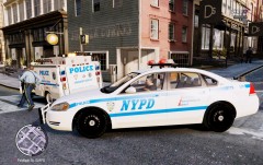 NYPD impala & ESU truck