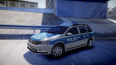 VW Passat Autobahnpolizei front