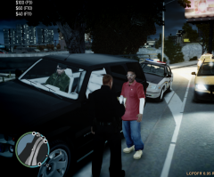 Making a traffic stop and a speeding ticket