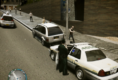 Investigating reported abandoned taxi