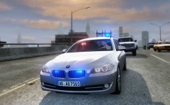 BMW 520d Zivilstreifenwagen