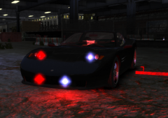 Unmarked Coquette Police Interceptor