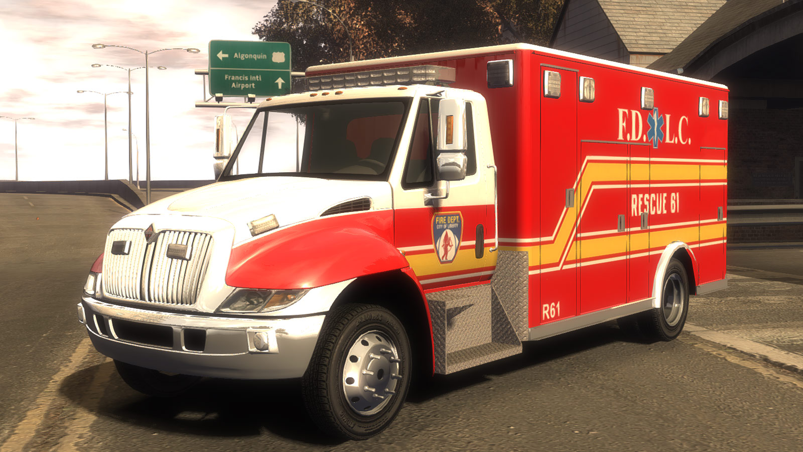 Скорая 4. International DURASTAR Ambulance. GTA 4 Ambulance. Ambulance ГТА 4. Ford f450 Ambulance GTA 5.