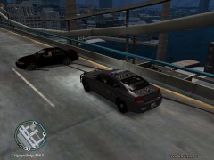 Renitency to a police vehicle.