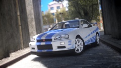 2 Fast 2 Furious - Nissan Skyline GT-R34 V-spec II