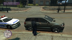 Reporting a stolen vehicle to control