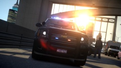 Liberty City Police Chevy Tahoe at the Checkpoint