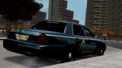 2011 Alaska State Troopers Bureau Of Highway Patrol Slicktop/Unmarked Crown Victoria Police Interceptor