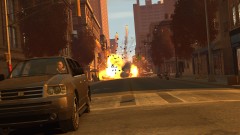 There was an explosion behind Luis,