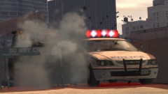 Suspect 10-50'd with the roadblock!