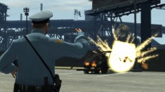 She's gonna blow, run!