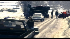 Hey! the road's been closed off, turn around!