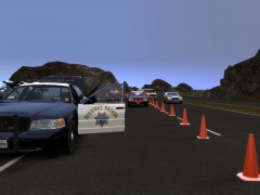 CHP directing traffic