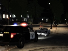 CHP pulling over a supercar