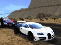 CHP on a traffic stop with a Veyron Super Sport
