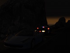 458 Spider traffic stop