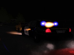 CHP conducting a traffic stop on a speeding vehicle