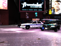 City Police and Highway Patrol front view.