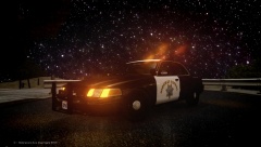 California Highway Patrol Slicktop Ford Crown Victoria Police Interceptor
