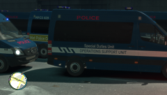 A Close Shot of POS Unit Vehicle.