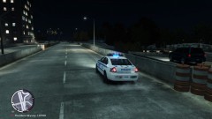 Quiet night on a highway