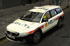 Volvo V70 Norwegian police