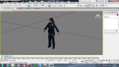 Lara Croft in LCPD (3ds max)
