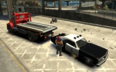 LSPD cruiser and tow truck