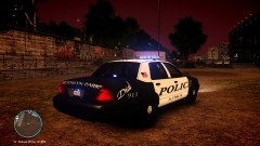 BP Police Back right (blue)