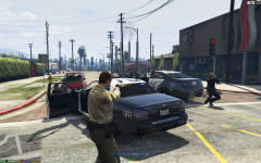 End of chase.Shoot out