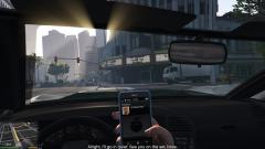 Michael driving to work in the sunrise