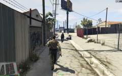 Looking for armed suspect at large