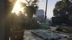 Sunny morning at Franklin's Aunt's place