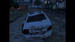 Heavily Damaged LSSD Cruiser 2